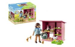 PLAYMOBIL COUNTRY - AGRICULTRICE ET POULAILLER #71308